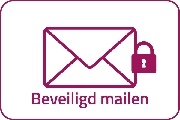 Button beveiligd mailen
