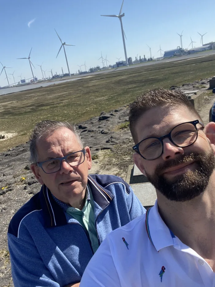Afred van Ekeris en zijn vader