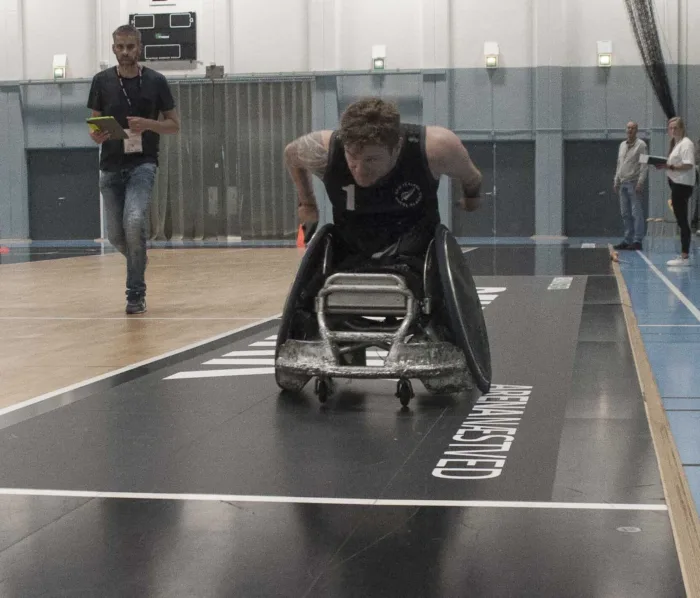 Rolstoelrugby voor atleten met en zonder coördinatiebeperkingen foto 1