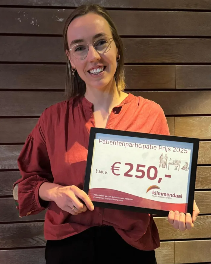 Lotte Hagendoorn Patientenparticipatieprijs 2025